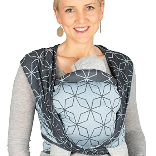 Hoppediz gewebtes Baby-Tragetuch Malmö aqua