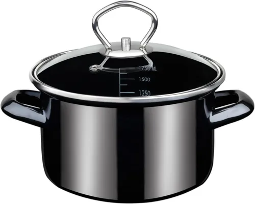GSW Fleischtopf Profi-Black-Star, Stahl-Emaille (1-tlg), Induktion