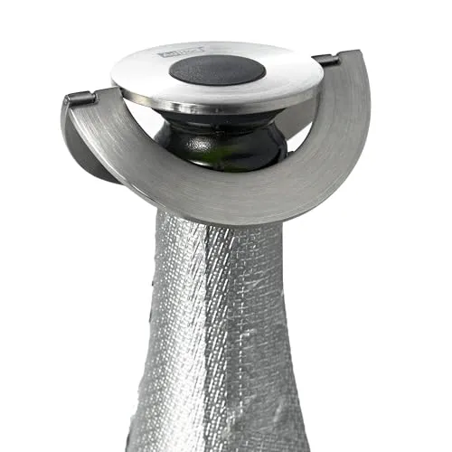 AdHoc Verschlussklammer Sekt- und Champagnerverschluss CHAMP (1-tlg) - Verschlusssysteme mit super dichtem Bügelverschluss, ideal für die stilvolle Aufbewahrung von edlen Tropfen.