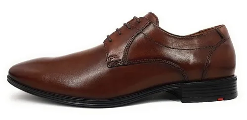 LLOYD Herren Schnürhalbschuhe Osmond - Herren-Schnürhalbschuhe im Derby-Stil aus hochwertigem Glattleder, ideal für Business und Freizeit mit komfortabler Normalweite und eleganter Blockabsatzhöhe.