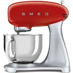 SMEG SMF02RDEU - Küchenmaschine in Rot, stilvolles Design und leistungsstarke Funktionen für kreative Backideen