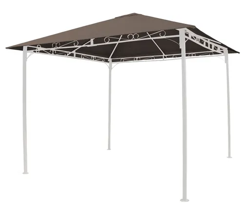 GRASEKAMP Universal Ersatzdach 293 x 293 cm - Pavillon Ersatzdach aus wasserabweisendem Polyester mit UV-Schutz, ideal für viele Pavillons. Maße: 293x293 cm, einfach zu befestigen.