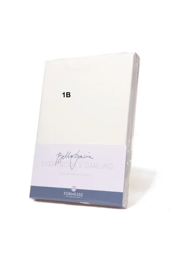 Formesse Bella Gracia Spannbetttuch 180x190 - 200x220 cm, Weiß - Hochwertiges Spannbettlaken aus pflegeleichter Baumwollmischung, ideal für Wasserbetten, mit Rundumgummizug für perfekten Sitz. Öko-Tex Standard zertifiziert.