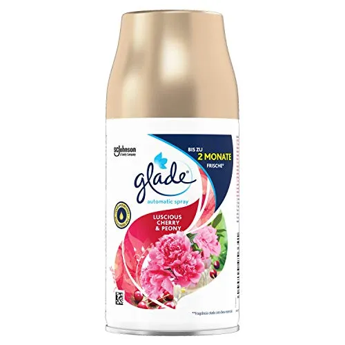 Glade (Brise) Automatic Spray Nachfüller, Raumduft, Luscious Cherry & Peony, 269 ml