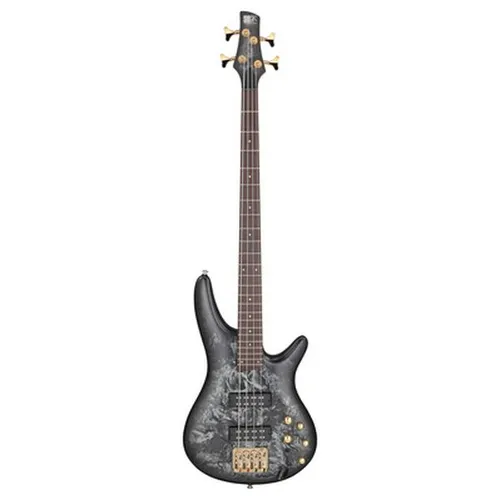 Ibanez SR300EDX-BZM E-Bass Black Ice Frozen Matte - Bässe, SR Standard-Serie mit aktivem PowerSpan Dual Coil System für kraftvollen Sound und einzigartigem Design in Black Ice Frozen Matte.