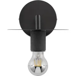 Nova Luce 9501232 Royal E27 Wandleuchte Schwarz - Lampen, Vintage Wandleuchte in elegantem Schwarz, ideal für Flur und Wohnzimmer, dimmbar für individuelle Lichtstimmung.