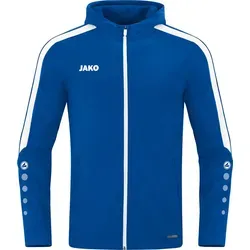 Jako Kapuzenjacke Power royal XXL - Funktionsjacke für Herren - Warm und sportlich mit Fleece-Innenseite, ideal für Outdoor-Aktivitäten und kältere Temperaturen. In modernem Design mit Wabenstruktur und praktischen Reißverschlusstaschen.