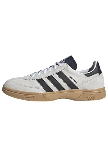 adidas Herren Handball Spezial Schuhe, FTWR White/core Black, 48 2/3 EU - Elegante Handball Schuhe von adidas mit hervorragender Passform und strapazierfähigem Design, ideal für den sportlichen Einsatz in der Halle.