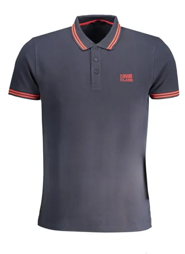 Cavalli Class Herren Poloshirt Blau QXT64YKB002_BL04926