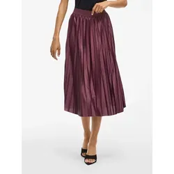 Vila Plisseerock VINITBAN SKIRT in rot von VILA