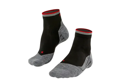 FALKE Herren Laufsocken RU4 Endurance Short Reflect M SSO - Sportsocken mit atmungsaktivem, feuchtigkeitsabsorbierendem Material für trockene Füße; reflektierende Streifen erhöhen die Sicherheit beim Joggen und Nordic Walking.