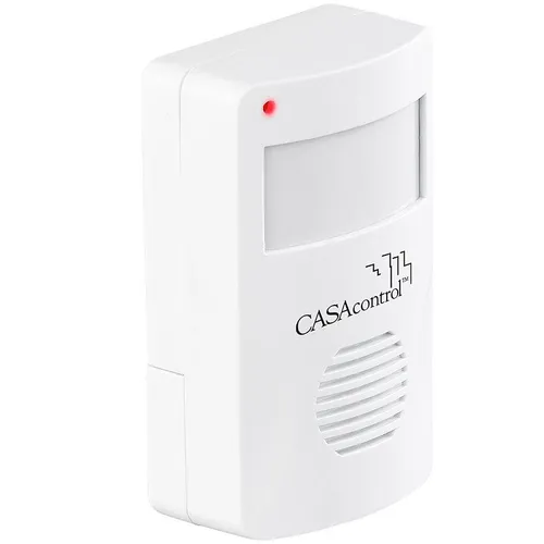 CASAcontrol Batterie-Durchgangsmelder mit PIR-Bewegungssensor, 8 m, 120°