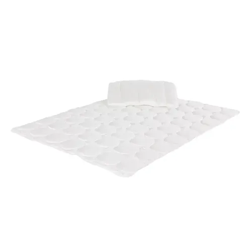 Träumeland Tencel Set 100x135 cm + 40x60 cm Einziehdecke und Kissen - Bettdecken-Set aus Tencel, atmungsaktiv und feuchtigkeitsregulierend für einen erholsamen Schlaf.