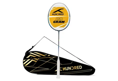 hundred Badmintonschläger N-ERGY 80 Carbonfaser mit Hülle