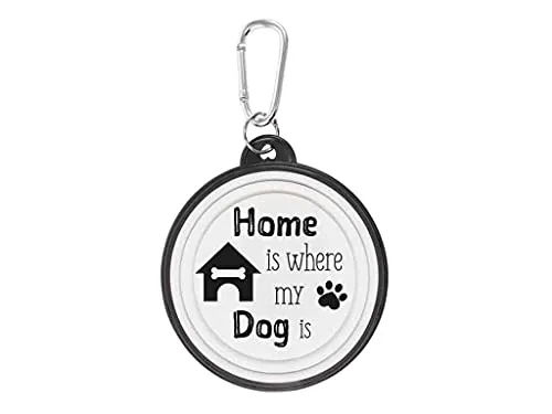 Walkies Hundenapf faltbar Home is Where My Dog is