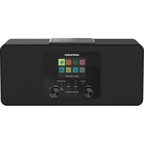 Grundig Internet/Digitalradio All-In DTR 6100 DAB+ sw (GTR1180) - WLAN Internet Radio mit DAB+ und Streaming-Funktion, ideal für Musikliebhaber und einfach in der Bedienung.