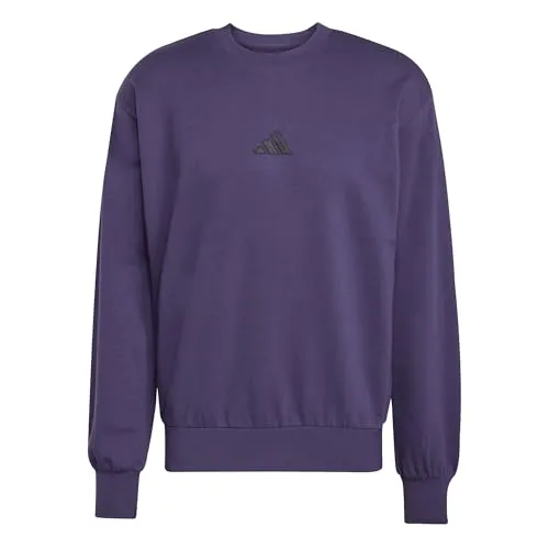 adidas Sportswear Sweatshirt M FEELCOZY SWT - Sweatshirt aus 70% recycelten Materialien, bietet flauschigen Tragekomfort und modernes Design. Ideal für lässige Looks mit Jeans oder Jogginghosen.