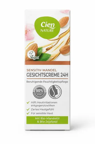 Sensitiv-Mandel Tagescreme Cien beruhigende Feuchtigheitscremepflege 50 ml