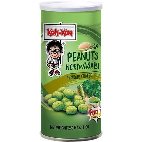 Koh-Kae Umhüllte Erdnüsse mit Nori-Wasabi-Geschmack 230g | Nori Wasabi Peanuts