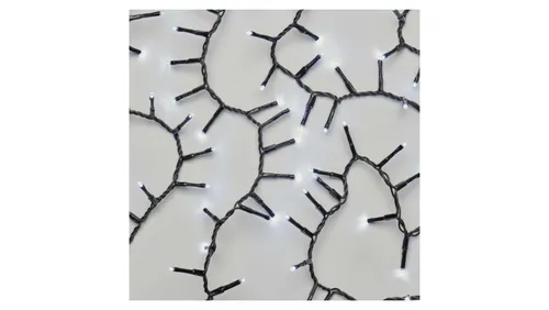 EMOS LED-Weihnachtslichterkette - Igel, 12 m, innen und außen, kaltweiß, Timer