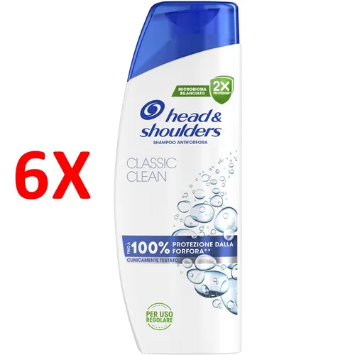 X Head & Shoulders Shampoo Antiforfora Classic Clean 250 Ml 6