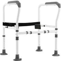 COSTWAY Aufstehhilfe Toilette, 6-fach höhenverstellbar