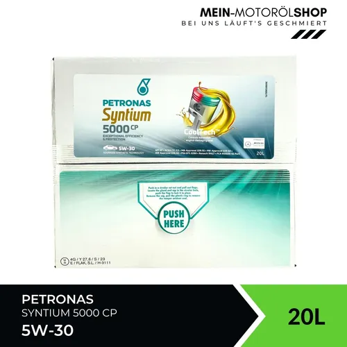 Petronas Syntium 5000 CP 5W-30 Motoröl 20 Liter