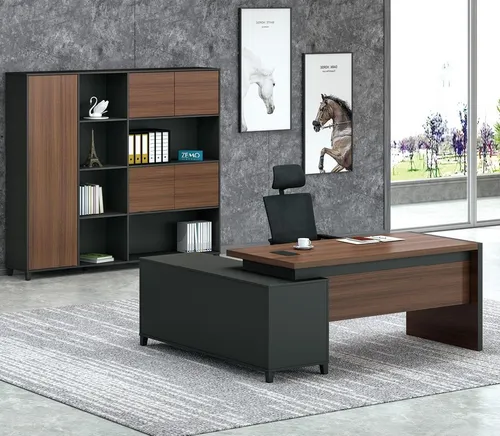 Eckschreibtisch Braun-Schwarz - Modernes Design für Ihr Büro - Schreibtisch & Computermöbel: L-förmiger Eckschreibtisch aus Holz, ideal für effizientes Arbeiten mit großzügigen Abmessungen von 160 cm.