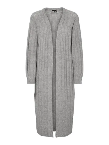PIECES Pcmaggy Ls Long Knit Cardigan Noos Bc - Strickjacke für Damen von PIECES, weich und vielseitig kombinierbar für jeden Anlass.