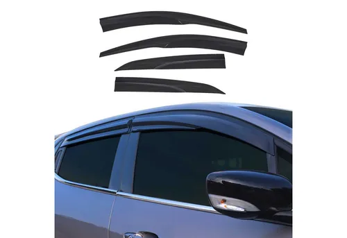 OMAC Lüftungsgitter Windabweiser für Toyota Corolla 2012-2017 - Elegante Windabweiser aus hochwertigem Acryl, speziell für Toyota Corolla. Aerodynamisches Design reduziert Windgeräusche und verbessert den Luftstrom. Einfache Montage ohne Bohren, witterungsbeständig und langlebig.