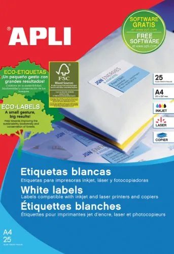 Apli 1214 - Etiketten 105 x 37