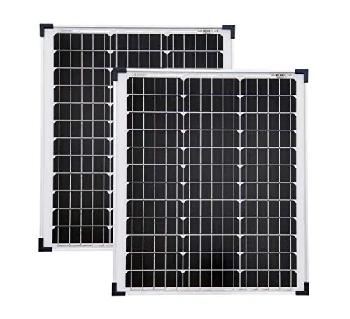 solartronics Solarmodule 2 Stück 50 Watt Mono Solarpanel