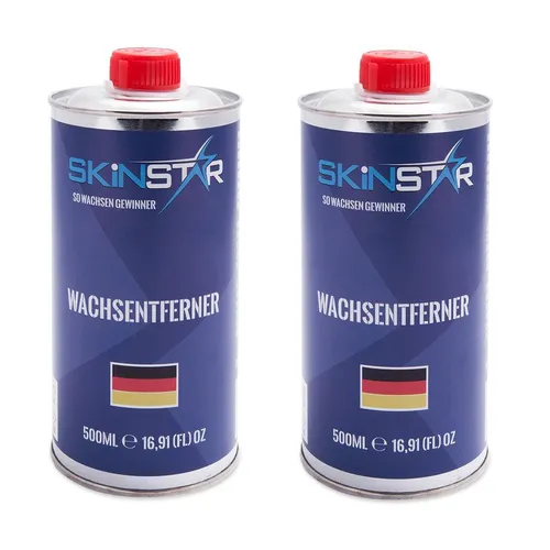 SKINSTAR Ski Wachsentferner 1000ml - Effektiver Wachsentferner für Skifahrer, entfernt mühelos Wachsreste und sorgt für optimale Belagsreinigung.