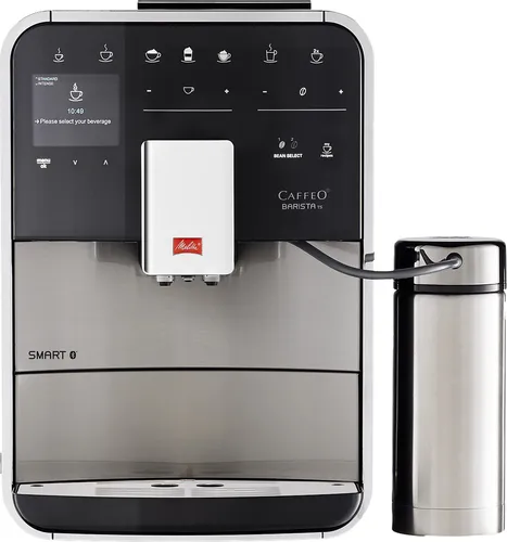 Melitta Barista TS Smart 860-100 - Kaffeevollautomat aus rostfreiem Edelstahl, 1,8l Wassertank für perfekten Kaffeegenuss