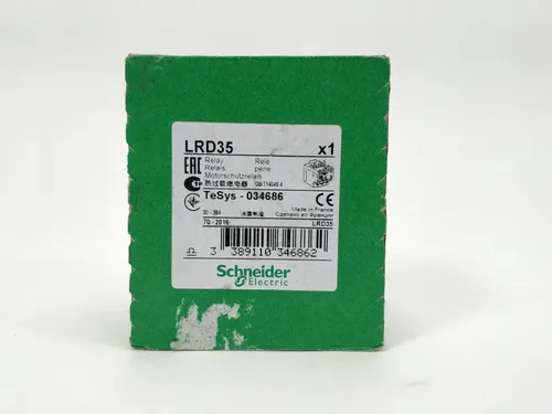 Schneider Electric LRD35 RELAY - Motorschutzrelais - Universalrelais für zuverlässigen Motorschutz, ideal für industrielle Anwendungen und erhöhte Sicherheit.