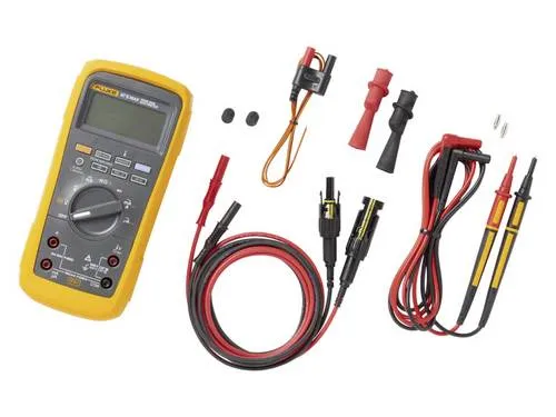 Set FLK-87VMAX-PVLEAD1 Spannungsprüfer - Hochwertiger Spannungsprüfer mit innovativer Technologie für präzise Messungen und maximale Sicherheit bei elektrischen Arbeiten.