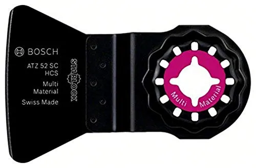Bosch Home and Garden Schaber starr für Multifunktionswerkzeuge Starlock (ATZ 52 SC), Schwarz, 26 x 52 mm, 2609256954
