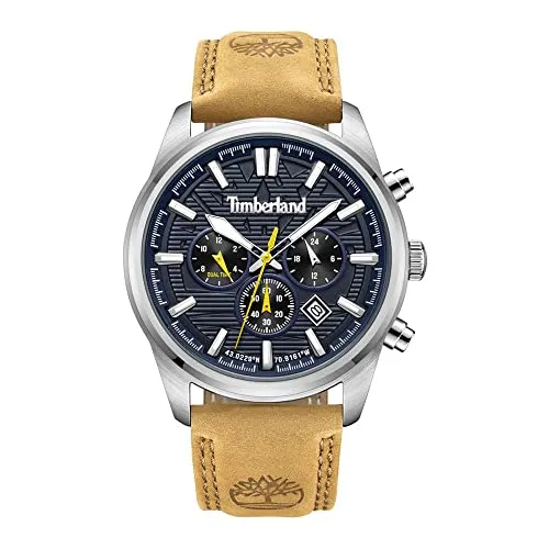 Timberland Northbridge Herren Armbanduhr - Armbanduhren für Herren mit robustem Edelstahlgehäuse, kratzfestem Mineralglas und wasserdicht bis 50m – ideal für den modernen Mann.