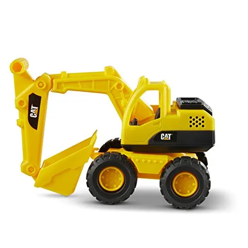 Caterpillar by Funrise 82035 Caterpillar CAT Tough Rigs Excavator Baufahrzeug, Gelb Schwarz, 38 cm