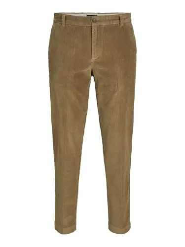 JACK & JONES Tapered Fit Chino Hose - Wanderhosen aus 78% Baumwolle und 20% recycelter Baumwolle, bequem und umweltfreundlich für aktive Abenteuer.
