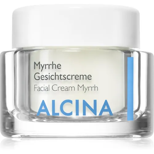 Alcina Myrrhe Gesichtscreme 50 ml - Tagespflege für trockene Haut, reduziert Trockenheitsfältchen und versorgt intensiv mit wertvollen Inhaltsstoffen wie Myrrhe und Bienenwachs.
