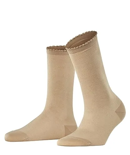 FALKE Damen Socken Bold Dot W So Baumwolle einfarbig 1 Paar, Braun Camel 4220, 39-42