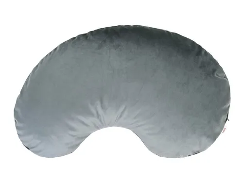 beties Samt&Sonders Kissen Bohne Niere XL in grau von beties