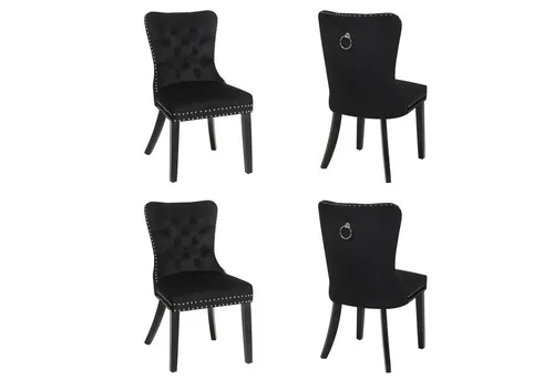 Puluomis Esszimmerstuhl in schwarz von Puluomis