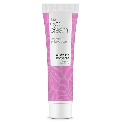 Vitamin B12 Augencreme – Gegen Schwellungen, dunkle Augenringe und Falten – Mit Peptiden, Niacinamid, Hyaluronsäure und Koffein