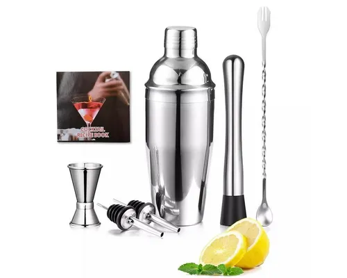 7-teiliges Cocktail-Set aus Edelstahl – Professioneller Shaker für Mix-Profis - Entdecken Sie unser 7-teiliges Cocktail-Set aus robustem Edelstahl, perfekt für kreative Mixgetränke. Ideal für Partys und als durchdachtes Geschenk – für unvergessliche Abende!