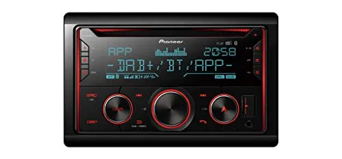 FH S820DAB Autoradio - Autoradio mit DAB+ Empfang, Doppel-DIN Format und 50 Watt x 4 für klaren Sound im Auto.