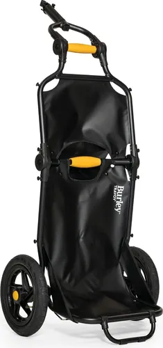 Burley Travoy Trailer 27 kg - Fahrrad-Transportanhänger mit ausziehbarem Abschlepparm, der zusätzlichen Platz bietet. Kompakt zusammenklappbar und vielseitig einsetzbar als Handwagen. Inklusive Spanngurte und Aufbewahrungstasche.