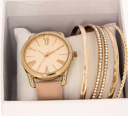 Schmuckset für Damen 6tlg. rosegold