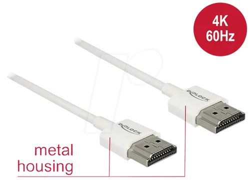 DELOCK 85137 - High Speed HDMI Kabel mit Ethernet, 4K, 2,0 m